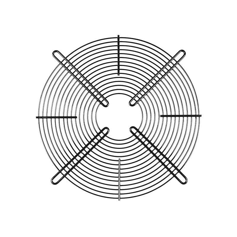 Flacher Ventilatorschutz für Außenläufer mit 200-630 mm Durchmesser 